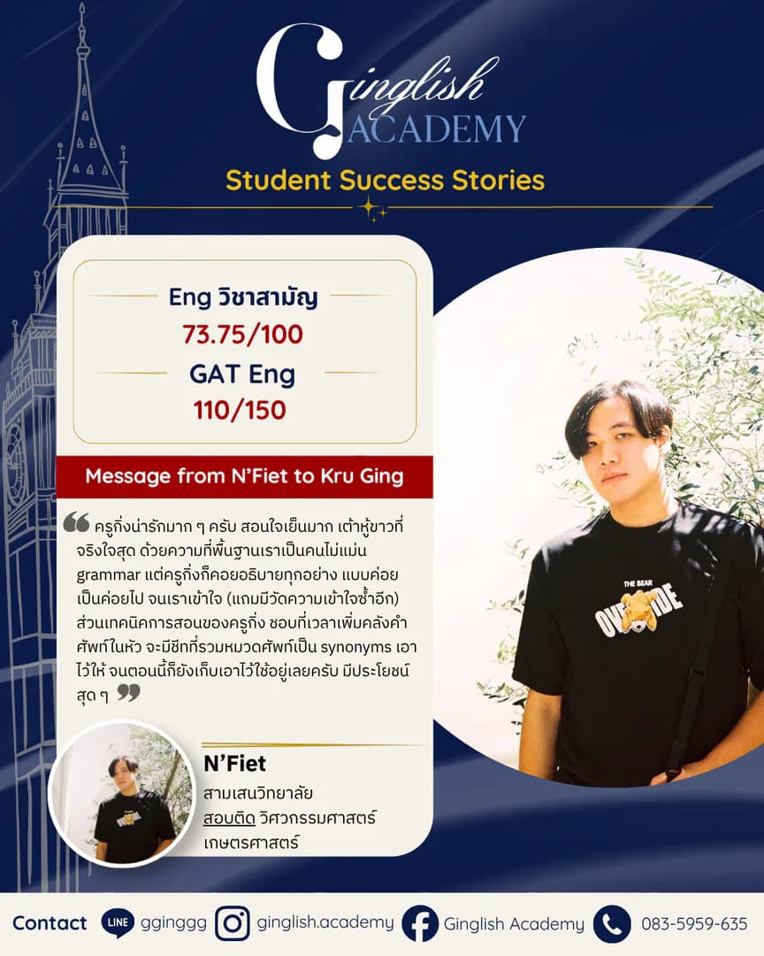 รีวิวผลลัพธ์ผู้เรียน TGAT / A-Level โดย ครูกิ่ง